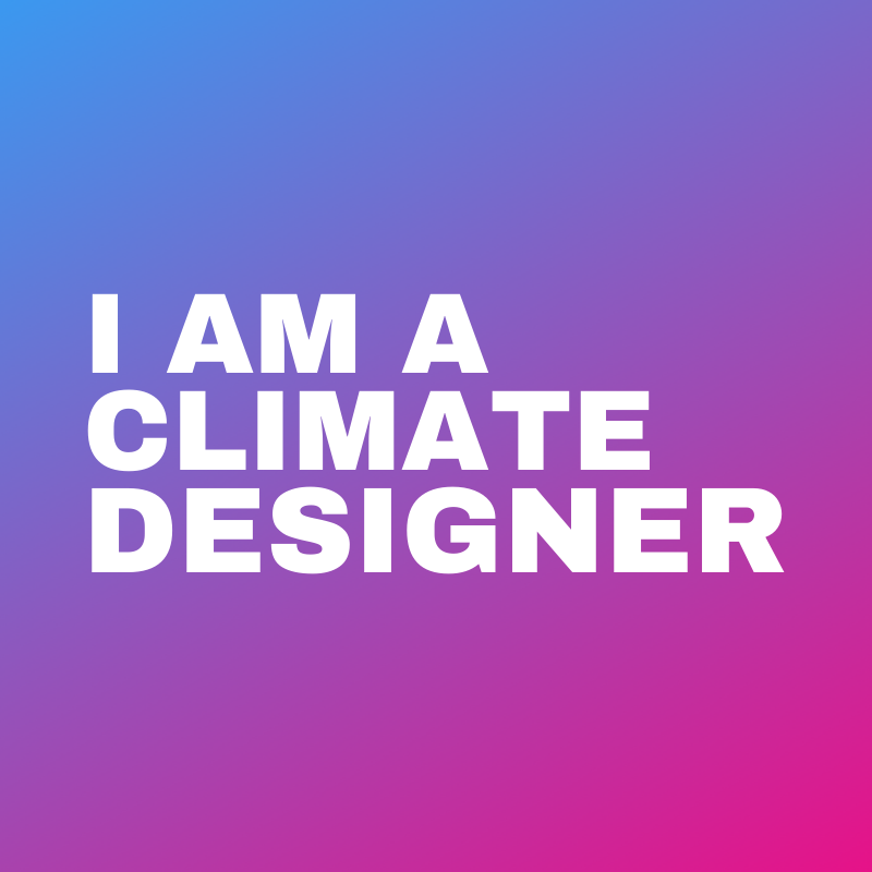 climate designer bagde