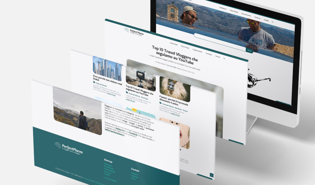 Perfect Places website mockup 2
