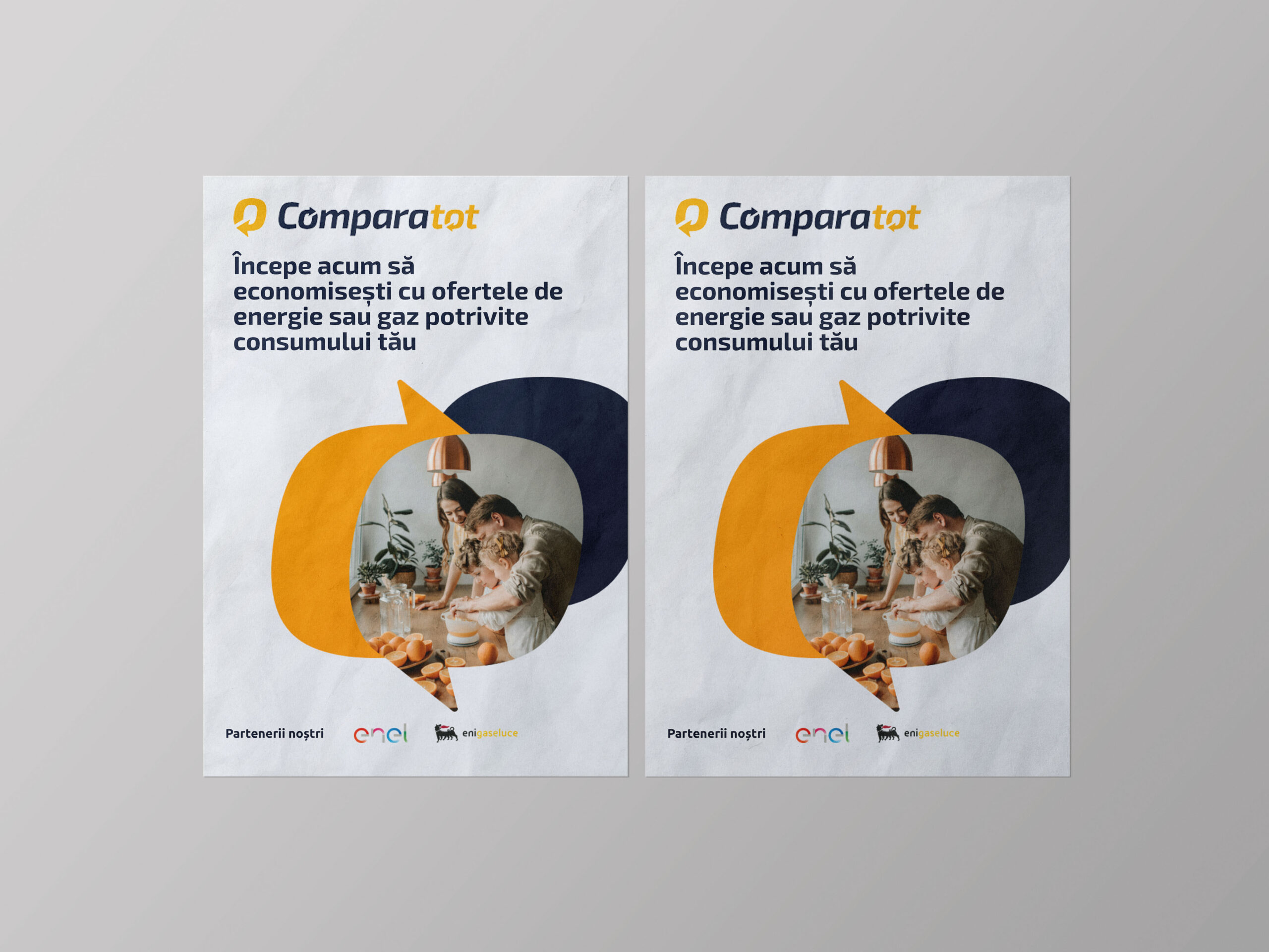 Poster logo mockup per ComparaTot