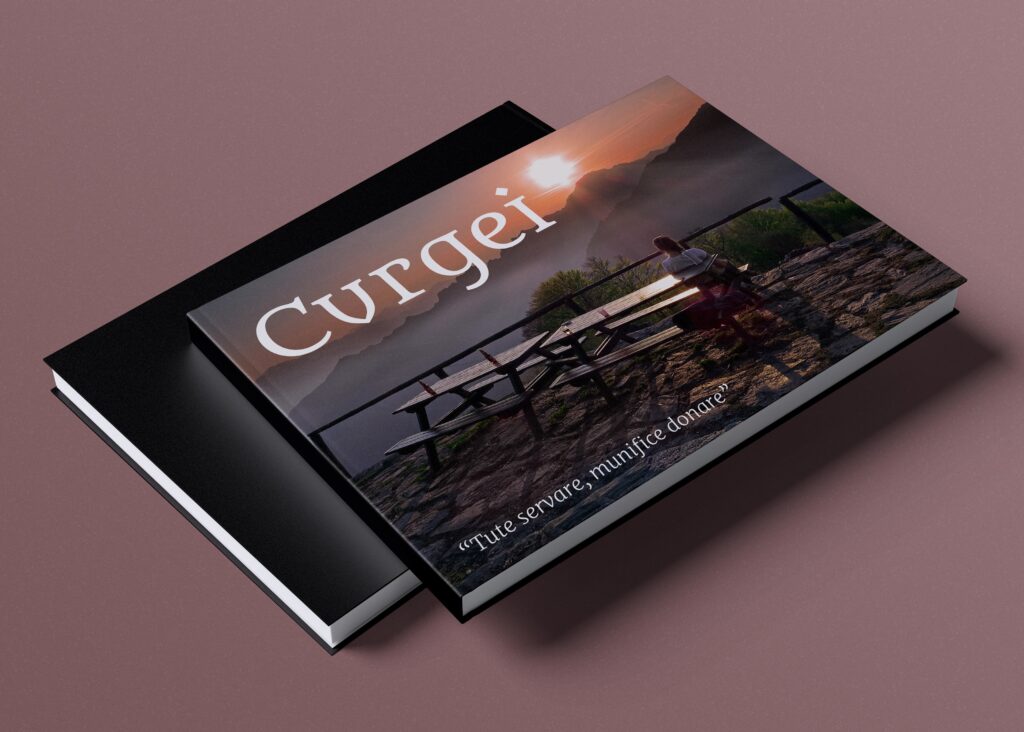 Impaginazione libro fotografico del Curgei, copertina